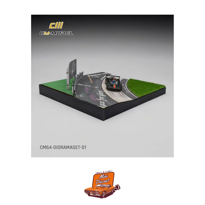 CM Model Diorama Set + Pagani Zonda Revolucion Dry Carbon (CM64-DIORAMASET-01)