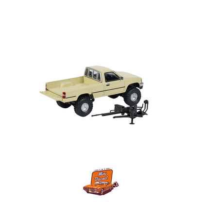 MASSDI 1994 Toyota Hilux (Desert Yellow) with Accessory Attachment (LN107)