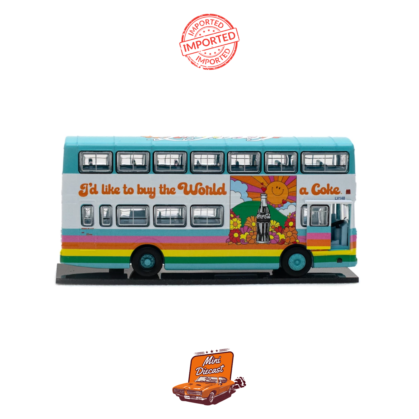Tiny City CMB Leyland Victory Mk2 Duple MetSec (110) Coca-Cola 1:110 Scale
