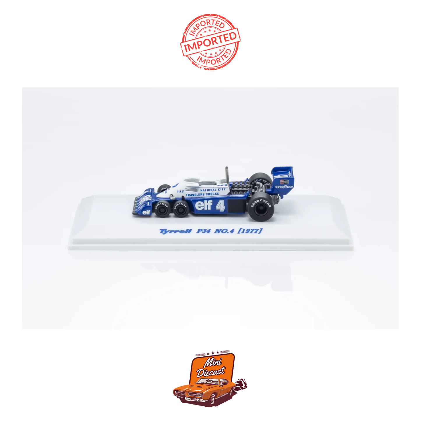 KYOSHO Tyrrell P34/2 No.4 (1977 Japanese GP)