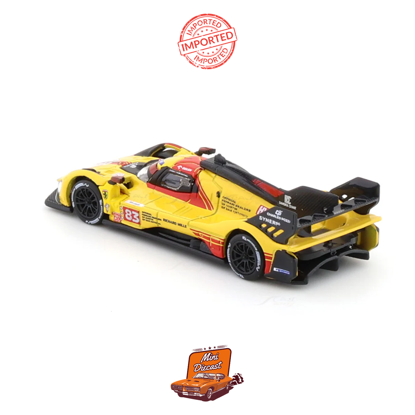 Bburago 1:64 - Ferrari 499P Yellow Livery