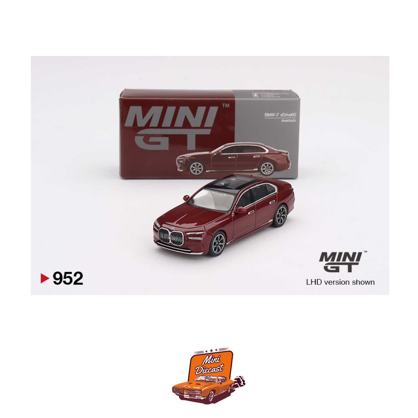 Mini GT #952 BMW i7 xDrive60 Aventurin
