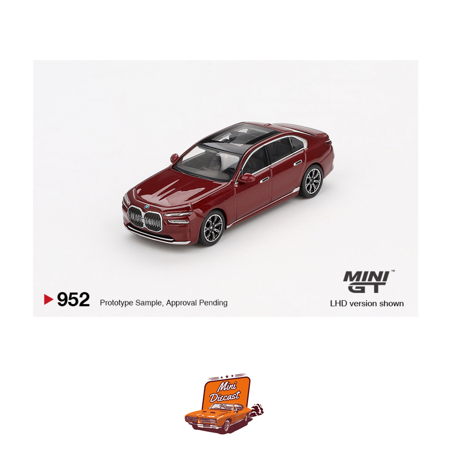 Mini GT #952 BMW i7 xDrive60 Aventurin