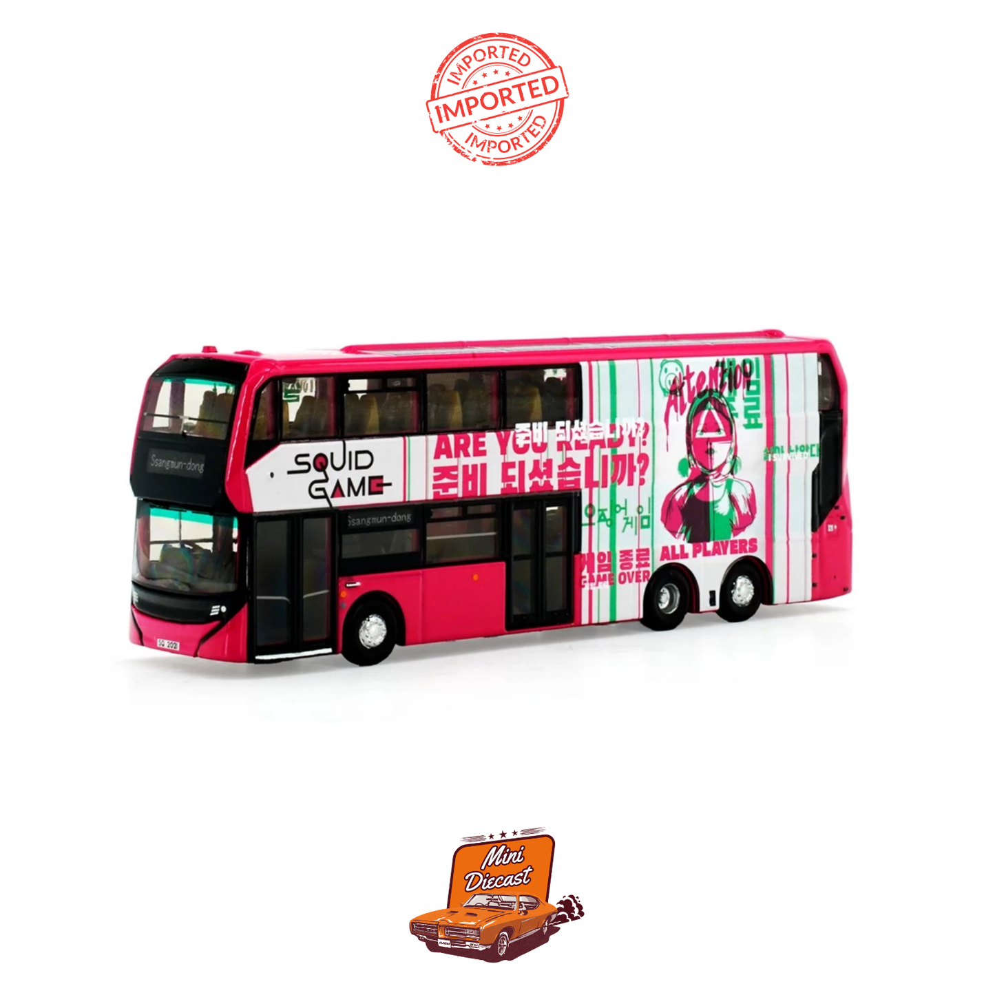 Tiny City Enviro500EV Electric Bus (Squid Game Season 2) 1:110 Scale