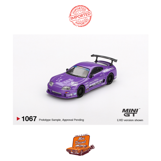 Mini GT #1067 Toyota Supra (A80) Top Secret GT-300 (Purple)
