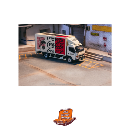 Tarmac Works Mitsubishi Fuso Canter Truck COCA-COLA 1:64 (T64T-TL002-CC)