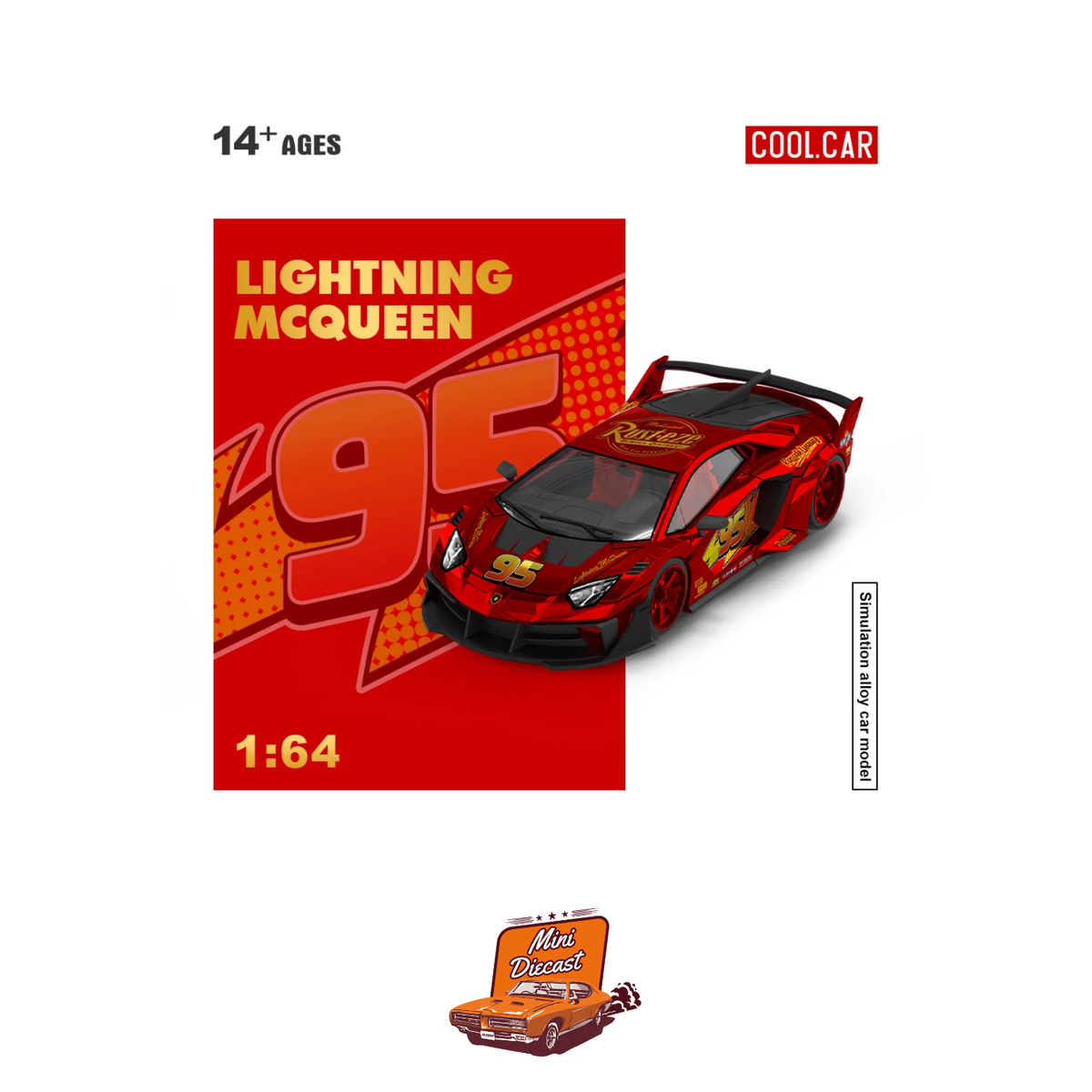COOLCAR Lamborghini GT EVO Lightning McQueen (CC643832)
