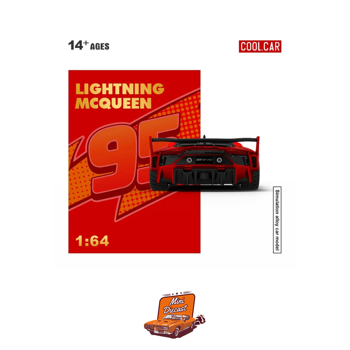 COOLCAR Lamborghini GT EVO Lightning McQueen (CC643832)