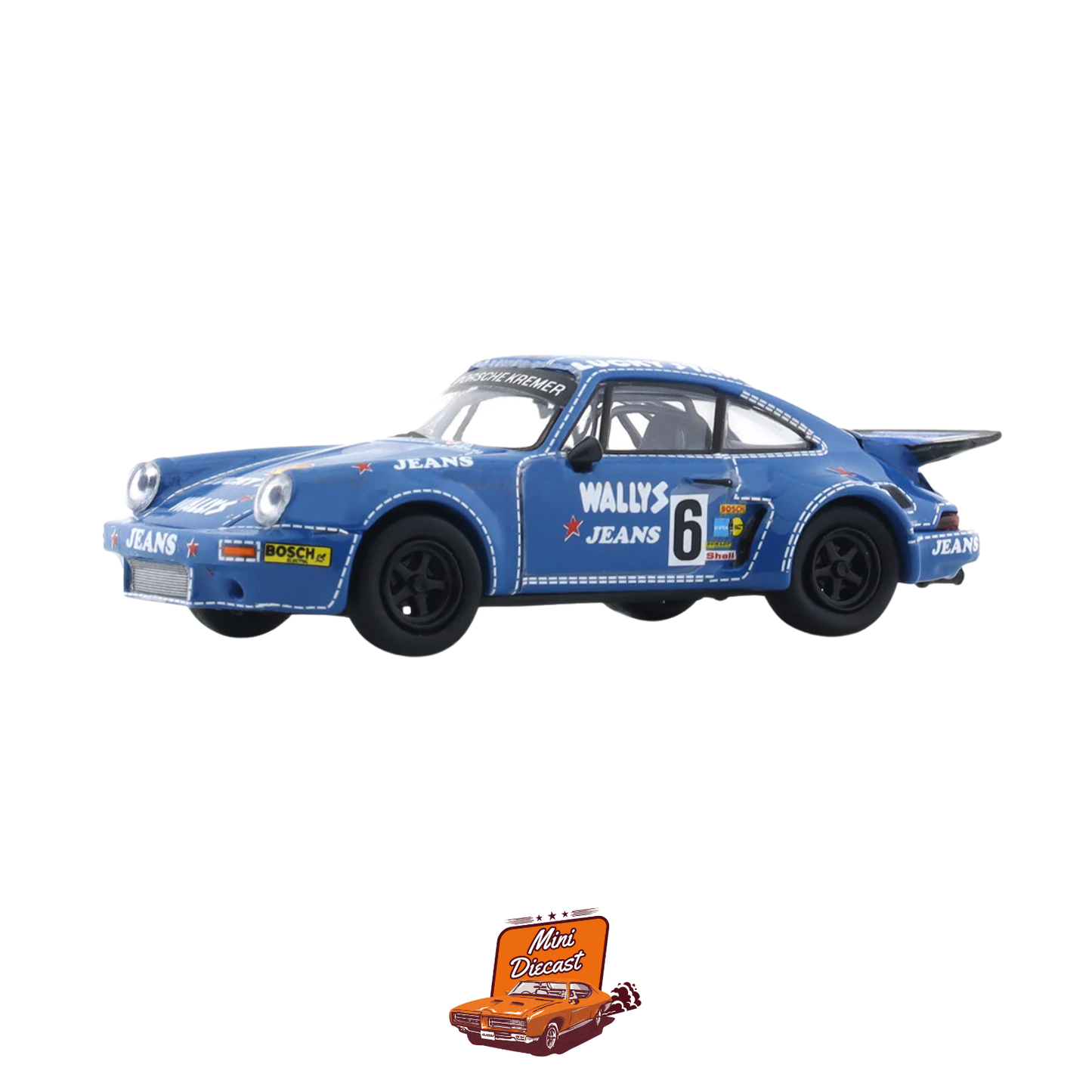 Para64 1974 Porsche 911 3.0 RSR – Wallys Jeans Livery (1:64 Scale)