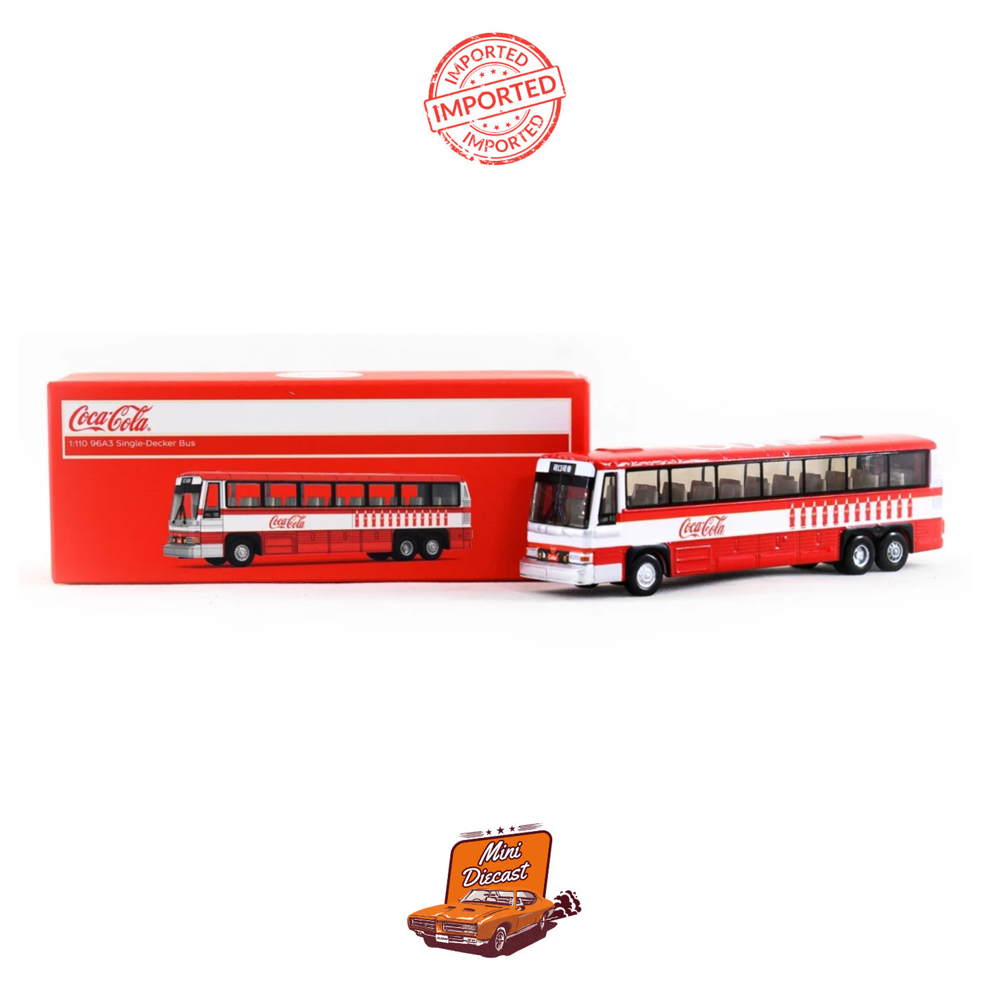 Tiny City 96A3 Single Deck Bus Coca-Cola 1:110 Scale