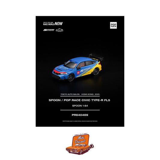 Pop Race x Tokyo Auto Salon 2025 Hong Kong Spoon Honda Civic Type R FL5 PR64-469