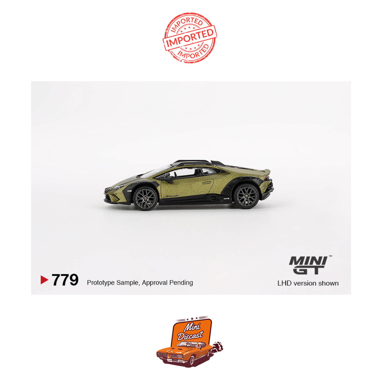 Mini GT #779 Lamborghini Huracán Sterrato (Verde Gea Matt)