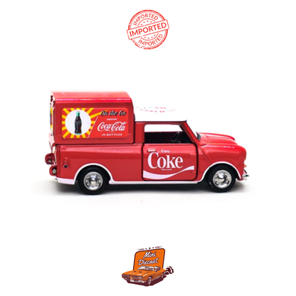 Tiny City x Coca-Cola Morris Mini Pickup 1:50 Scale