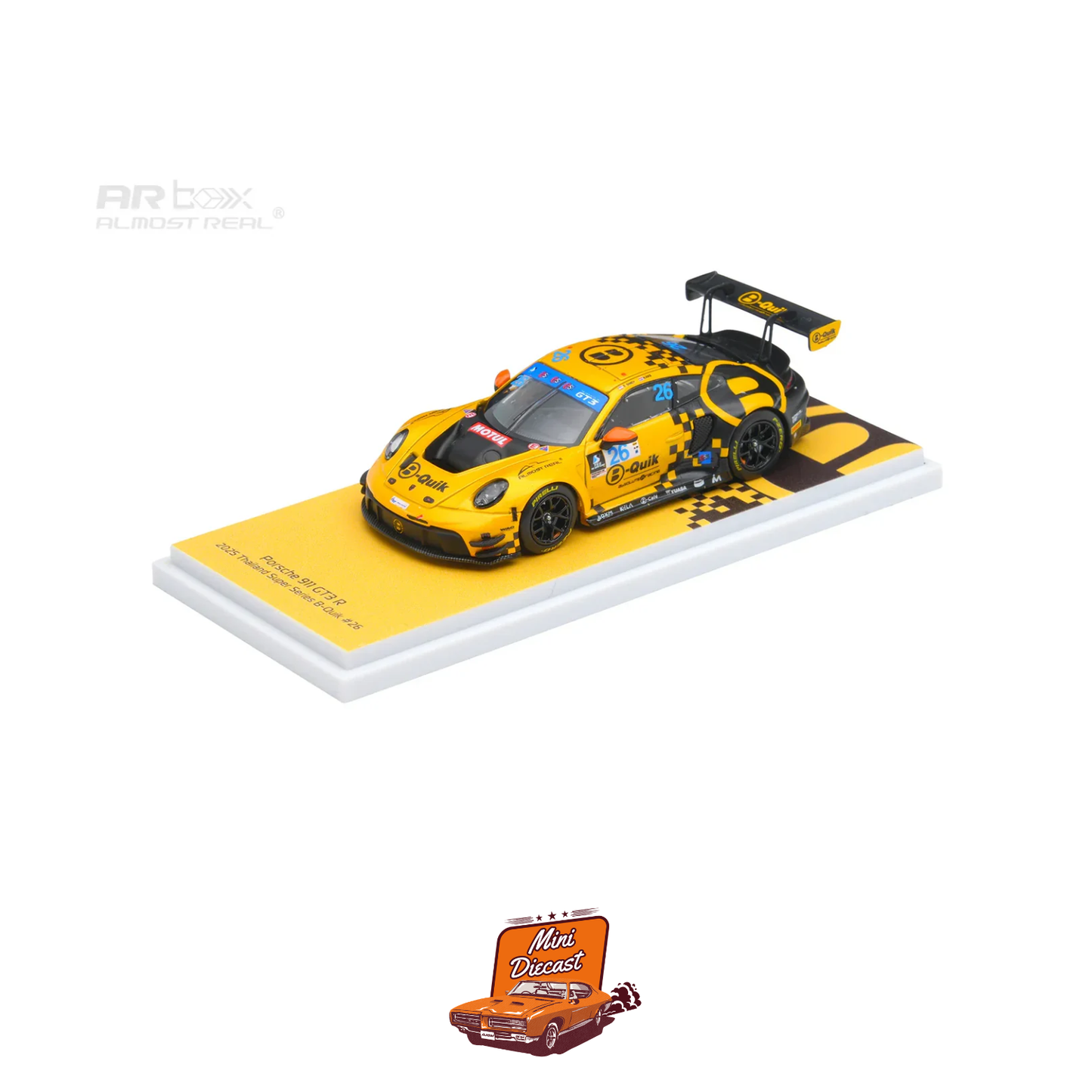 Almost Real Porsche 911 GT3 R #26 2025 Thailand Super Series B-Quik Absolute Racing 1:64