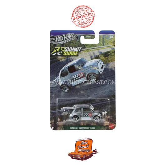 Hot Wheels Silver Series Summit Garage – ’60s Fiat 500D Modificado (Imported)