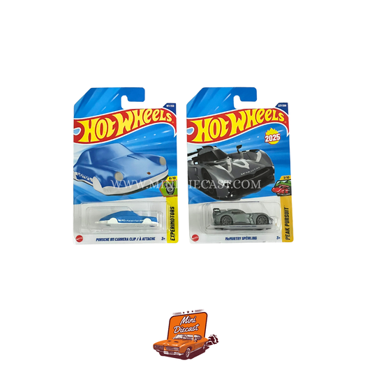 Hot Wheels Mainline (Set of 2) – Porsche 911 Carrera Clip / McMurtry Spéirling