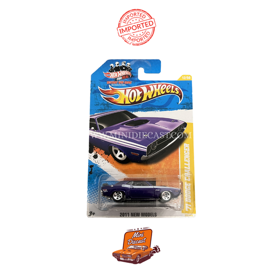 Hot Wheels Mainline – 2011 New Models - ’71 Dodge Challenger (Imported)