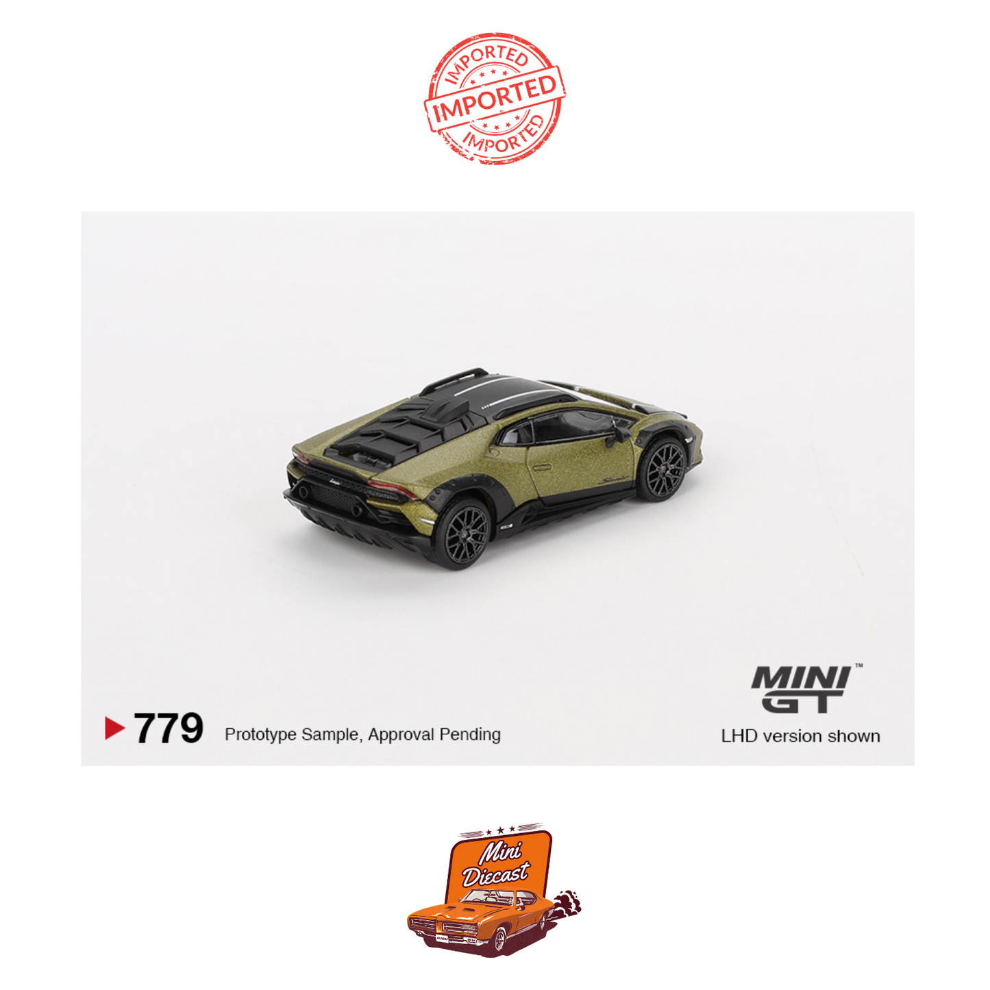 Mini GT #779 Lamborghini Huracán Sterrato (Verde Gea Matt)