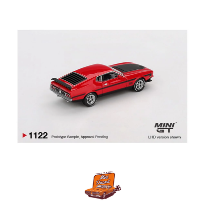 Mini GT #1122 Ford Mustang Mach 1 1971 Race Red