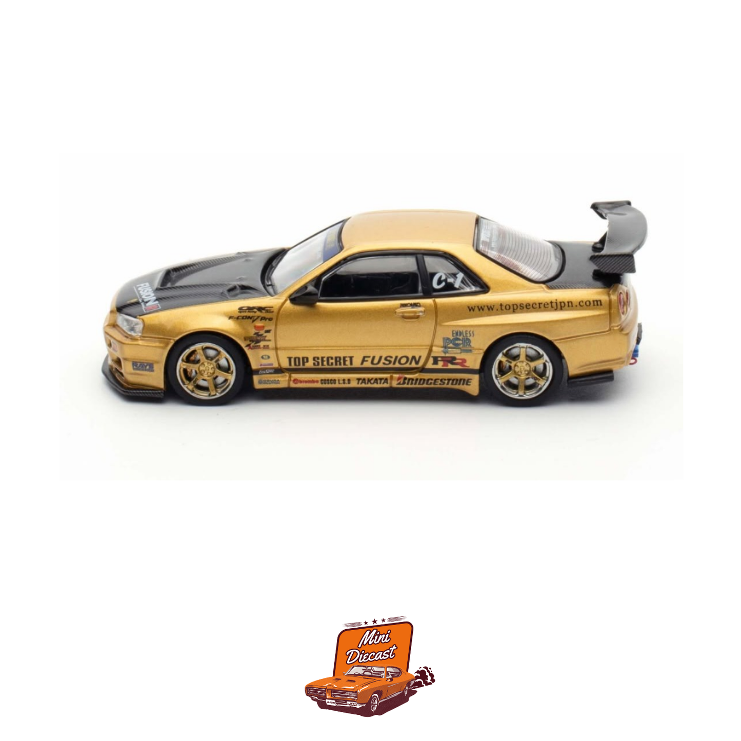 INNO64 Top Secret GT-R (R34) Gold IN64-R34TS-GOLD