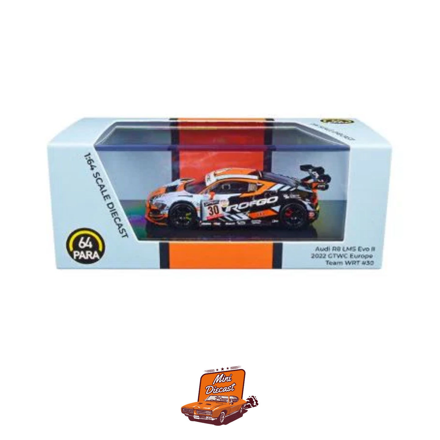 Para64 2022 Audi R8 LMS Evo II – GTWC Europe (1:64 Scale)