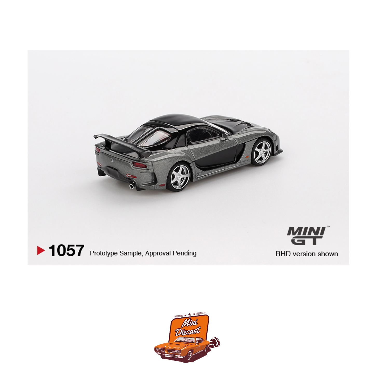 Mini GT #1057 Mazda RX-7 VeilSide Fortune Grey