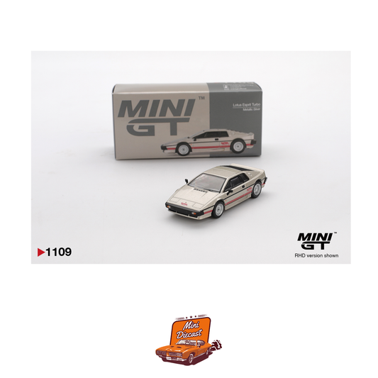 Mini GT #1109 Lotus Esprit Turbo Metallic Silver