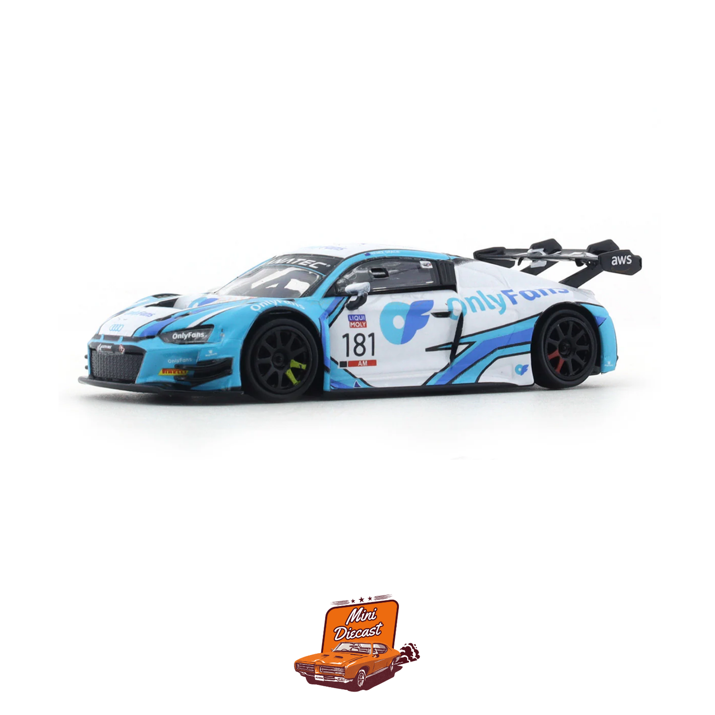 Para64 2024 Audi R8 LMS Evo I – GTWC Australia #181 “OnlyFans” Livery (1:64 Scale)