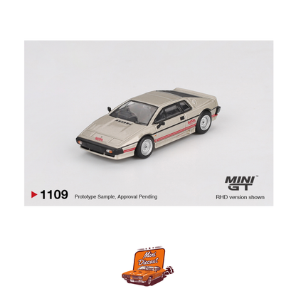 Mini GT #1109 Lotus Esprit Turbo Metallic Silver