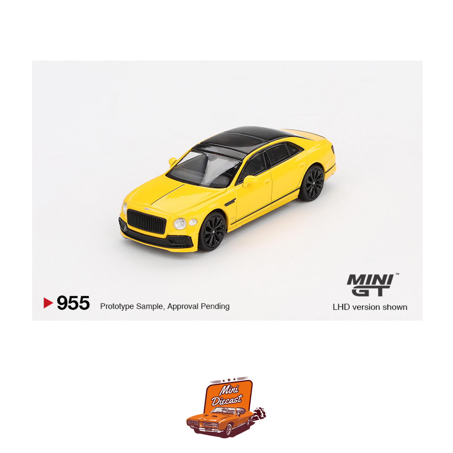Mini GT #955 Bentley Flying Spur Monaco Yellow
