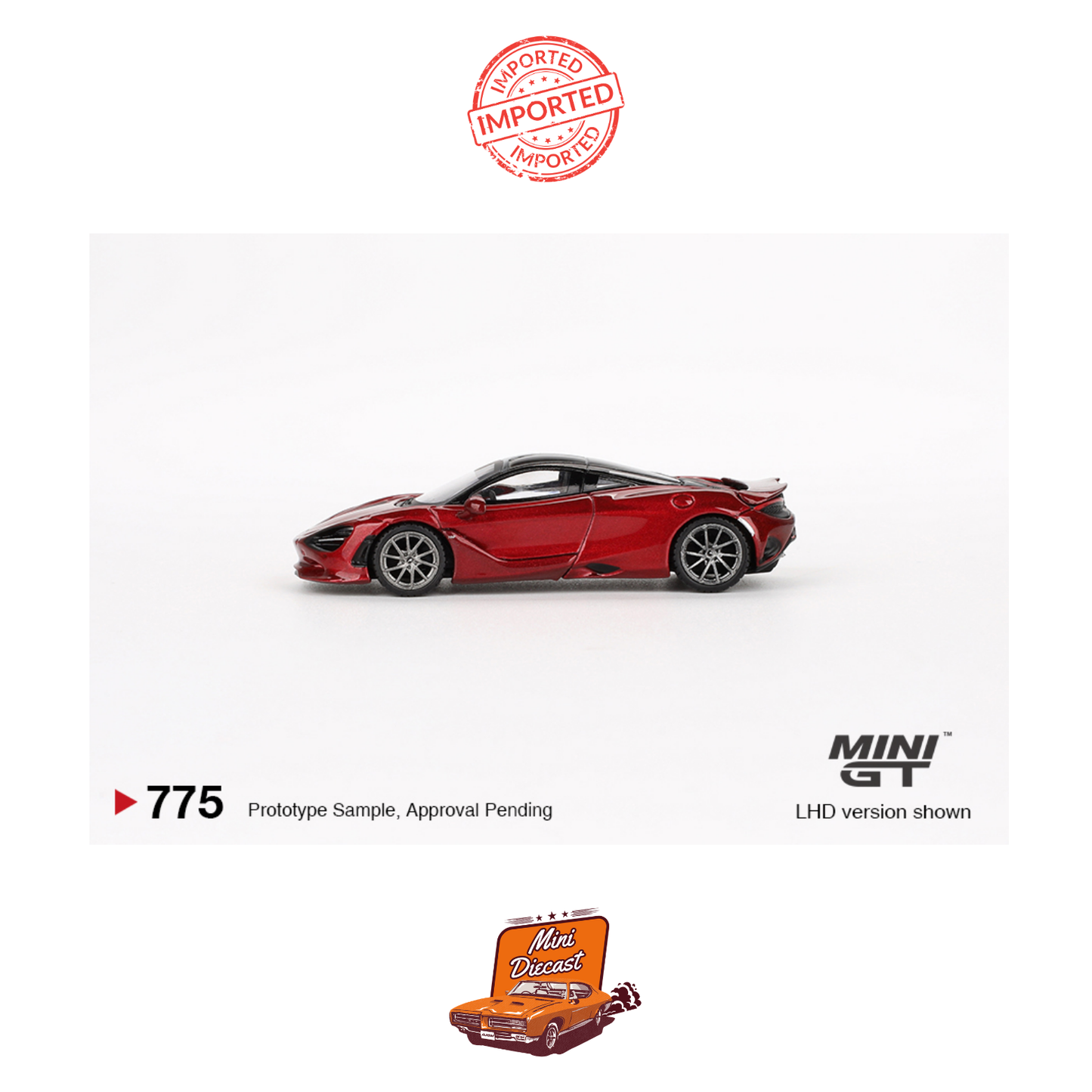 Mini GT #775 McLaren 750S (Amaranth Red)