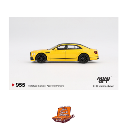 Mini GT #955 Bentley Flying Spur Monaco Yellow