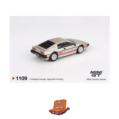 Mini GT #1109 Lotus Esprit Turbo Metallic Silver