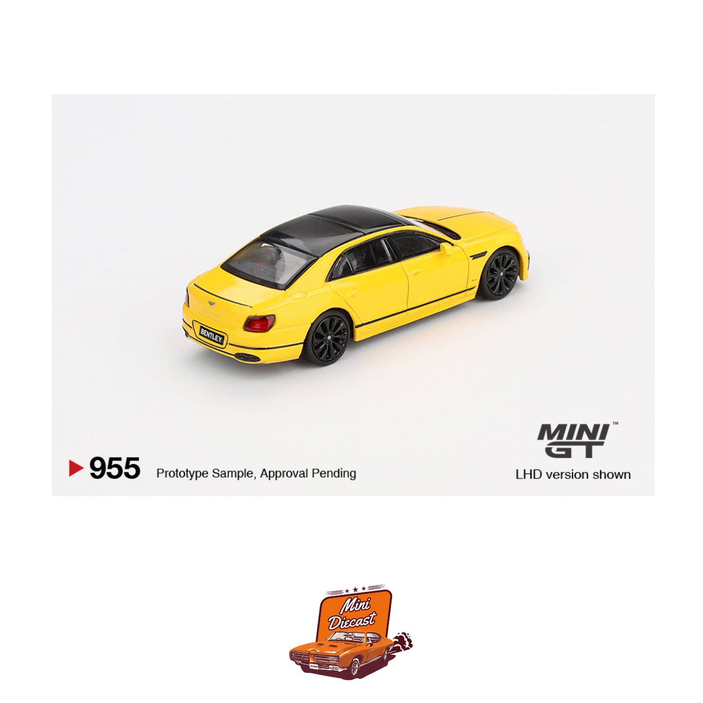 Mini GT #955 Bentley Flying Spur Monaco Yellow