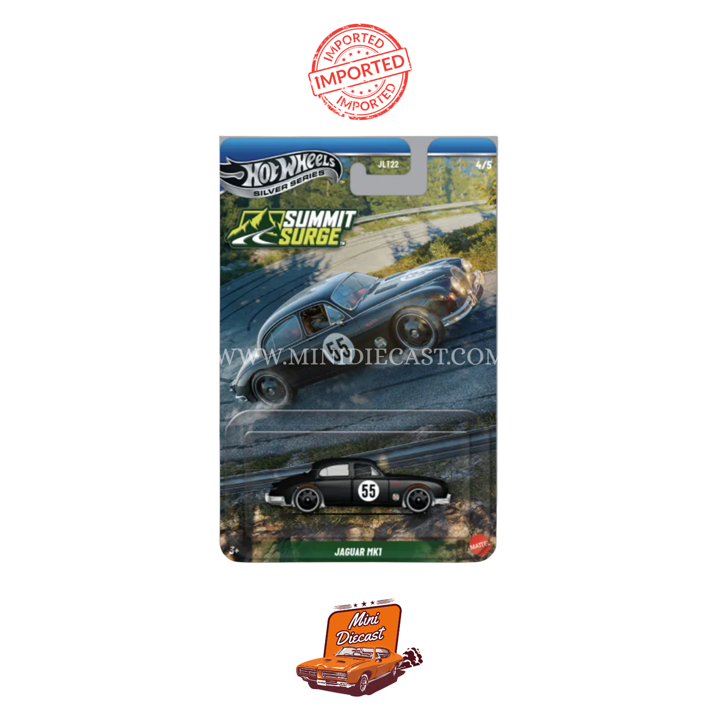 Hot Wheels Silver Series Summit Garage – Jaguar MK1 (Imported)