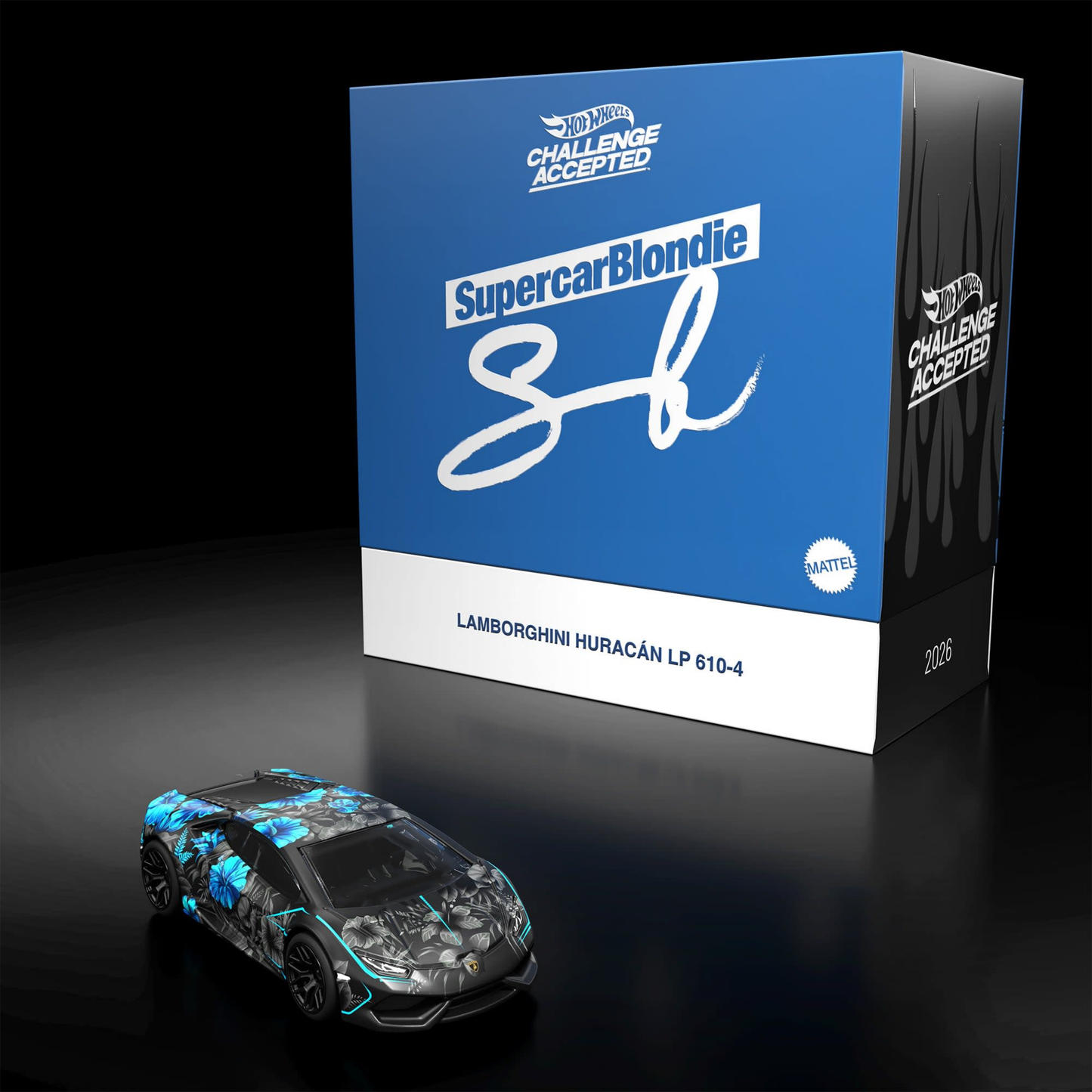 (Pre-Order) Hot Wheels x Supercar Blondie x Lamborghini Huracán LP 610-4 "Lucy" JWB72