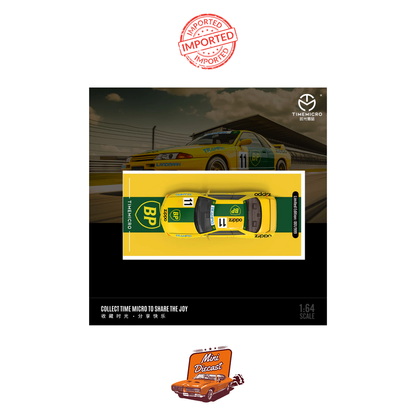 Time Micro Nissan Skyline GT-R (R32) BP Racing Livery with Figurine (Imported)