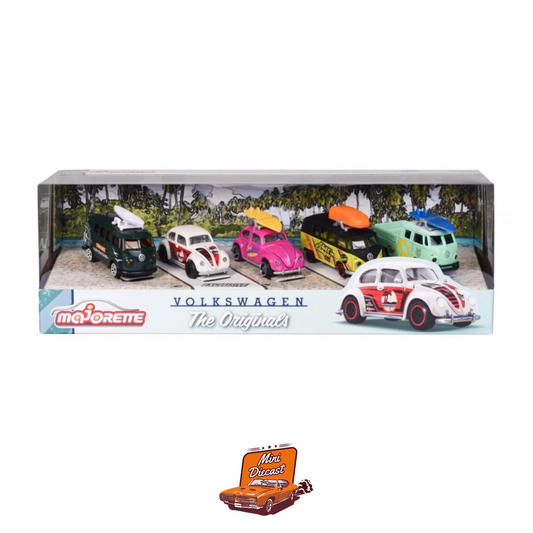 Majorette Volkswagen The Originals – 5 Cars Gift Pack