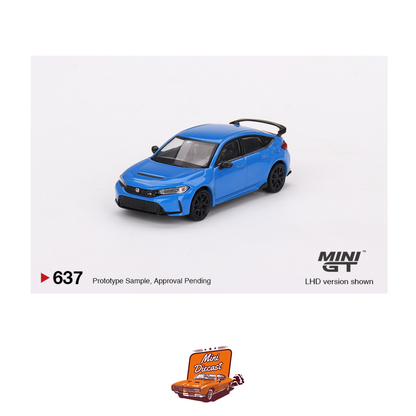 Mini GT #637 Honda Civic Type R Boost Blue Pearl 2023