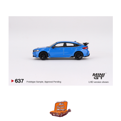 Mini GT #637 Honda Civic Type R Boost Blue Pearl 2023