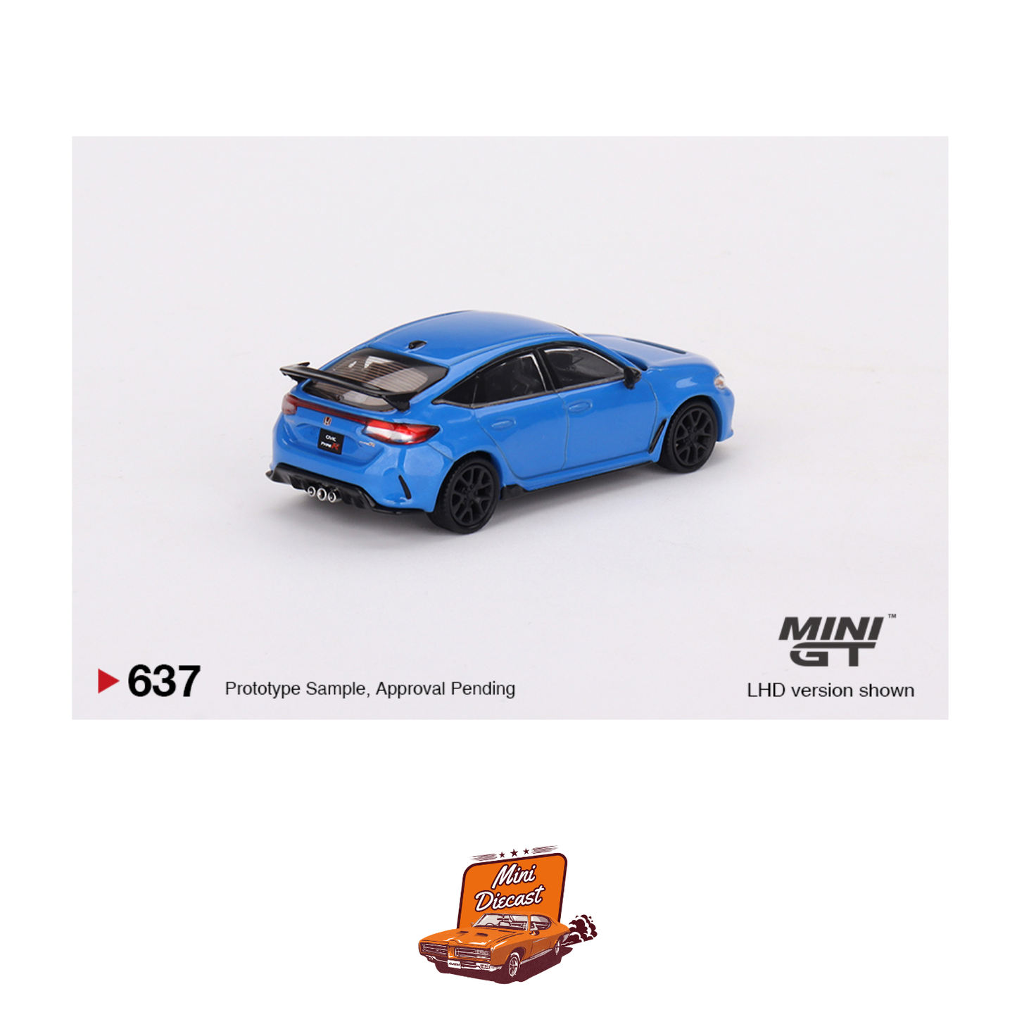 Mini GT #637 Honda Civic Type R Boost Blue Pearl 2023