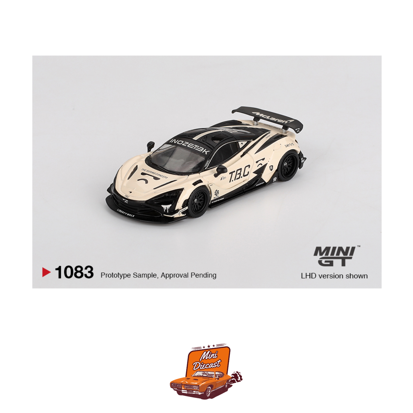 Mini GT #1083 McLaren 720S LB★Works The Boring Concept