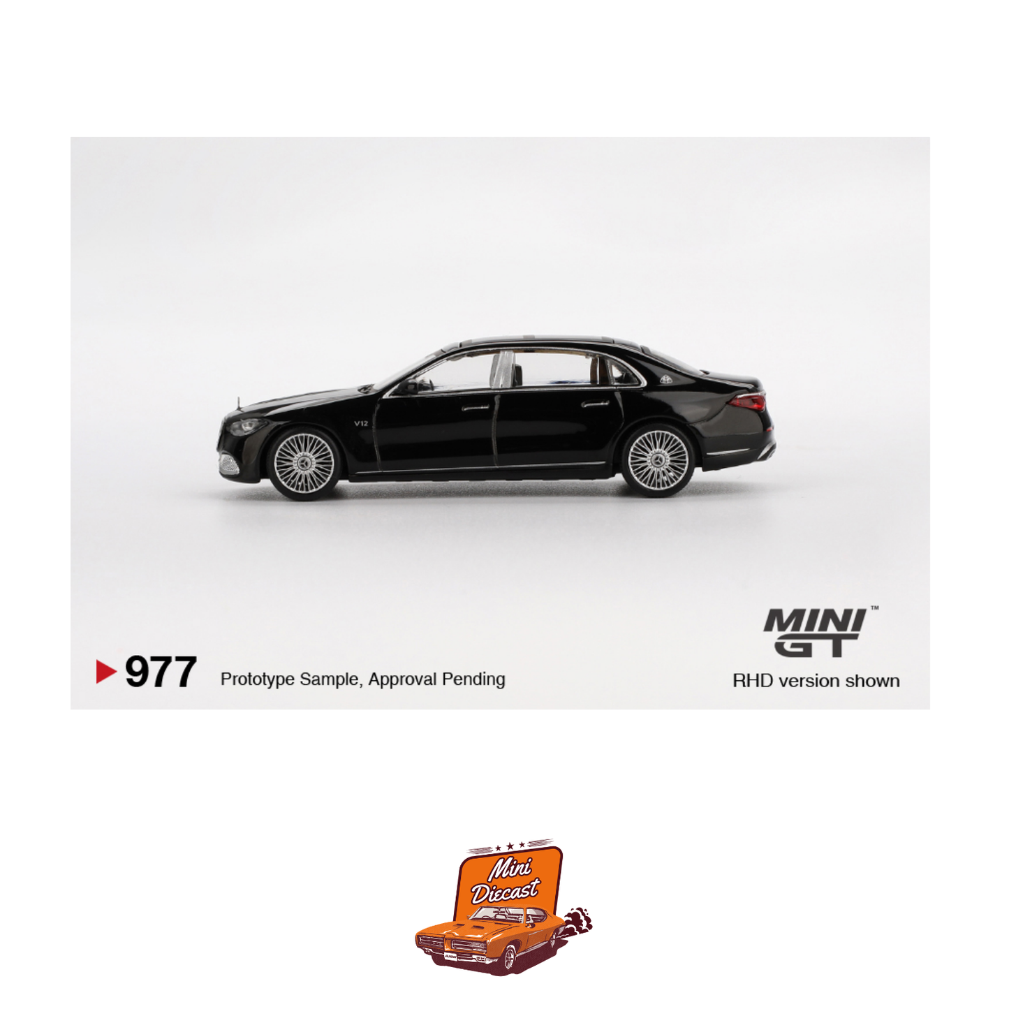 Mini GT #977 Mercedes-Maybach S 680 Black (Imported)