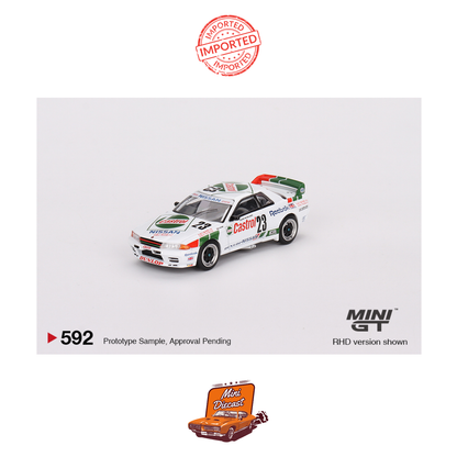 Mini GT #592 Nissan Skyline GT-R (R32) Gr. A #23 1990 Macau Guia Race Winner
