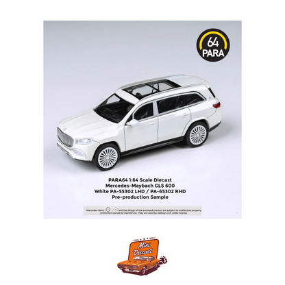 PARA64 Mercedes-Maybach GLS 600 White - RHD (1:64 Scale)