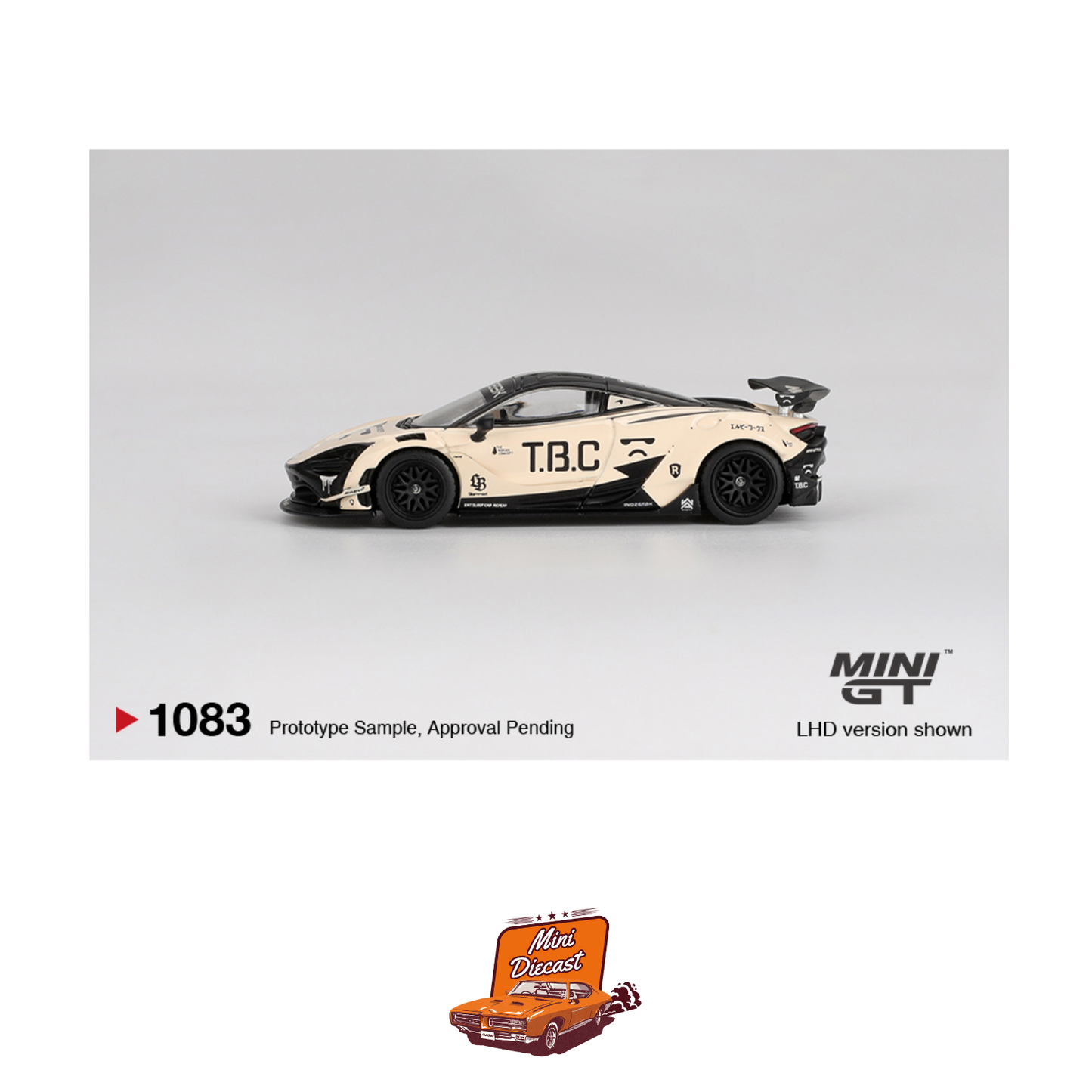 Mini GT #1083 McLaren 720S LB★Works The Boring Concept