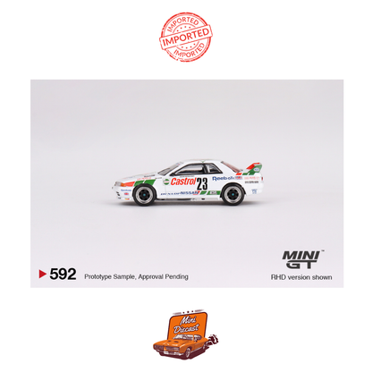Mini GT #592 Nissan Skyline GT-R (R32) Gr. A #23 1990 Macau Guia Race Winner
