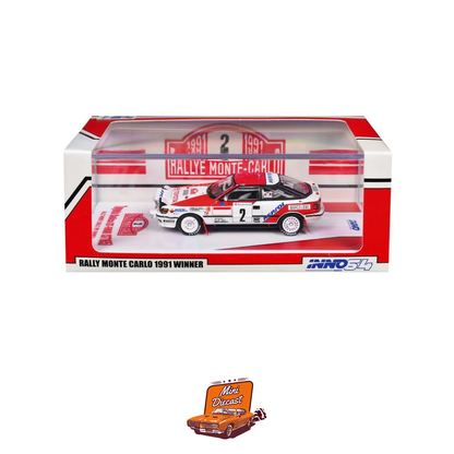 INNO64 Toyota Celica GT-FOUR (ST165) Rally Monte Carlo 1991 Winner C. Sainz / L. Moya IN64-ST165R-91MCW
