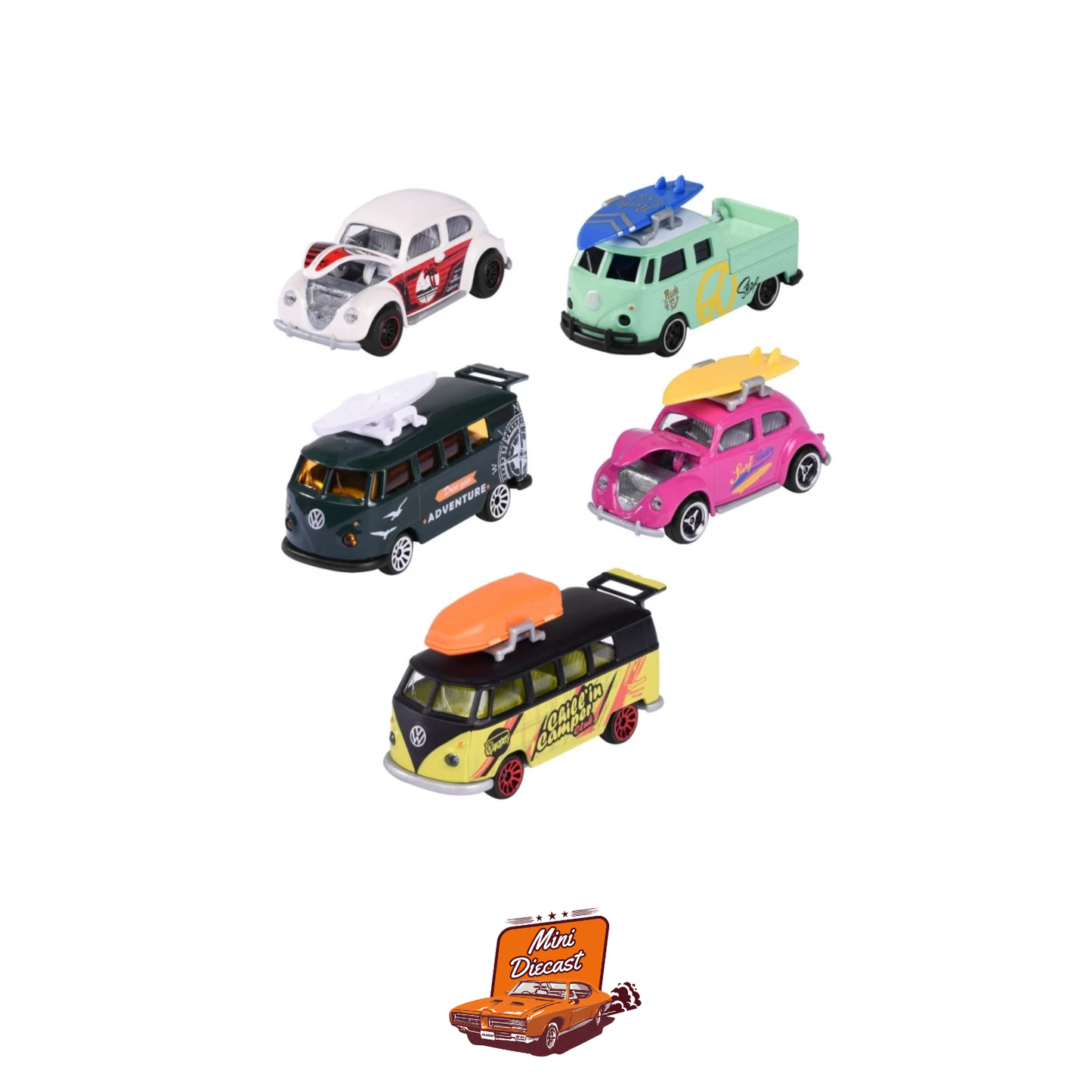 Majorette Volkswagen The Originals – 5 Cars Gift Pack