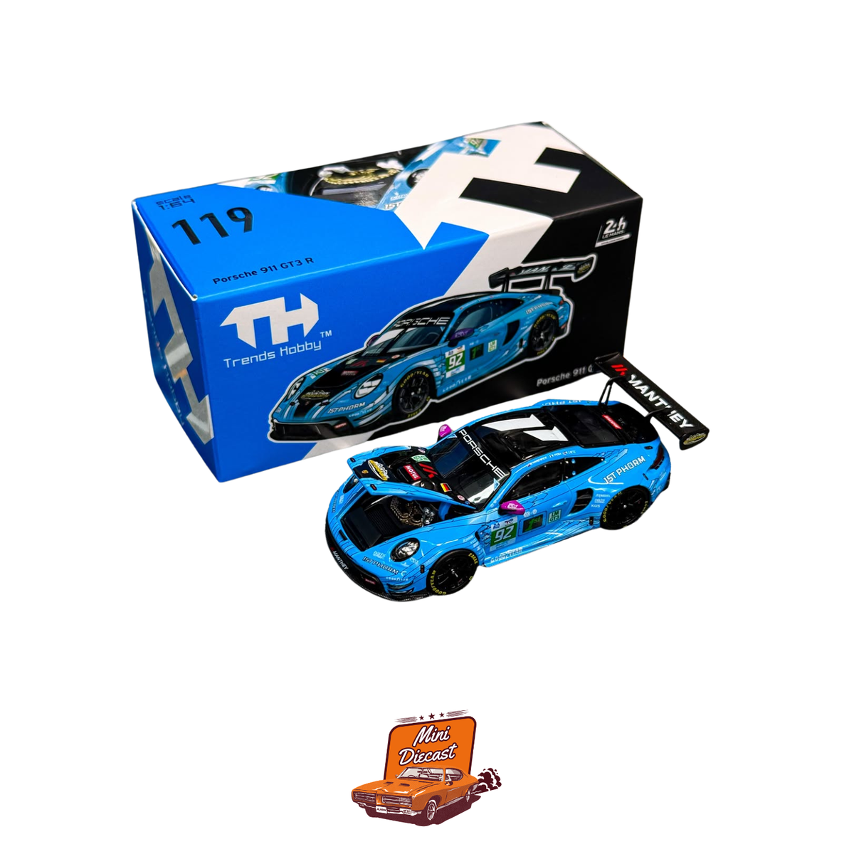 Trends Hobby Porsche 911 GT3 R Le Mans 24H 2025 #92 LMGT3 Winner (241084(H))